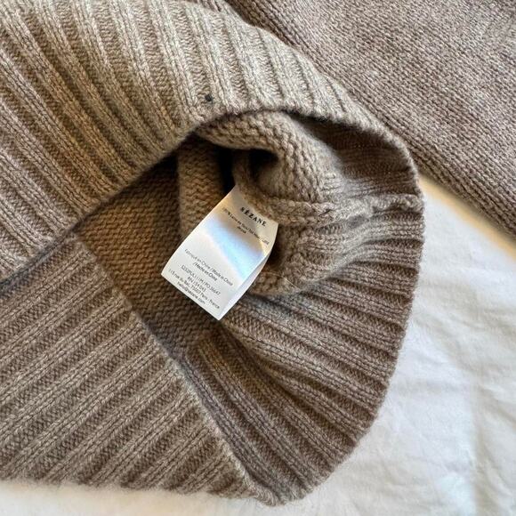 Sezane brown wool blend sweater - Picture 3 of 4